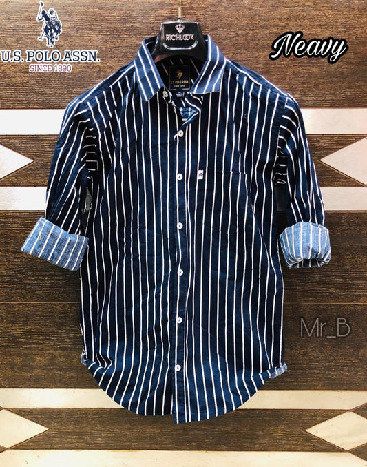 Seasons Blue Lining men's shirt featuring a classic design, button-up style, and long sleeves suitable for casual or formal wear.
