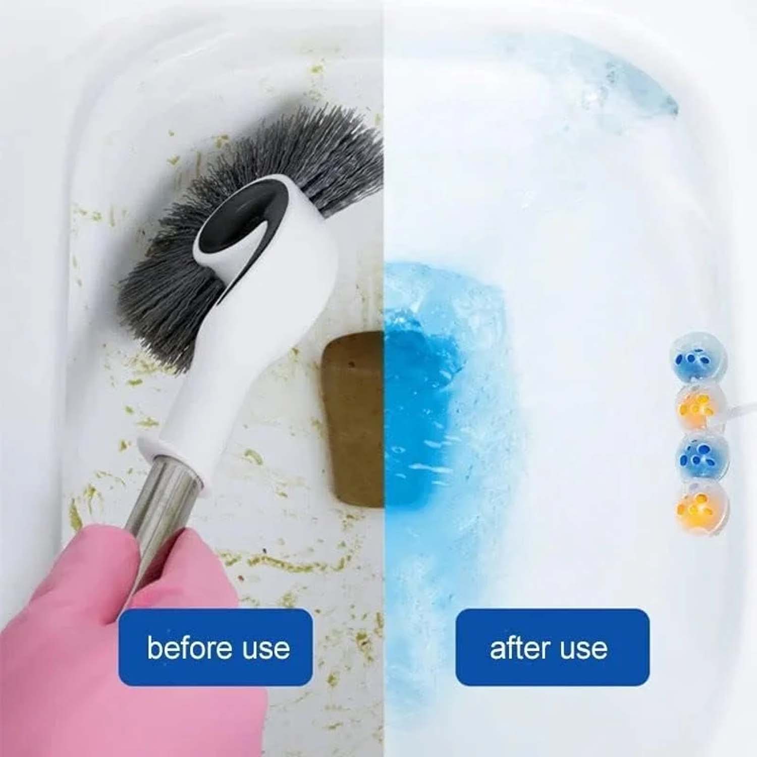 Toilet Cleaning Balls With Automatic Toilet Bowl Cleaner 1 Set
