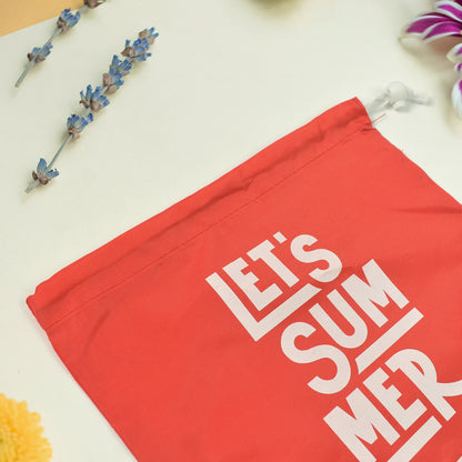 Heavy duty Wukusy drawstring bag for home improvement, made of durable material, shown with open drawstrings and spacious interior.
