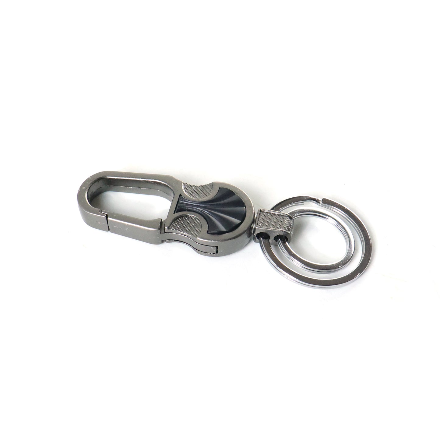 Wukusy premium metal key holder keychain with multiple hooks for organizing keys, durable and stylish accessory.
