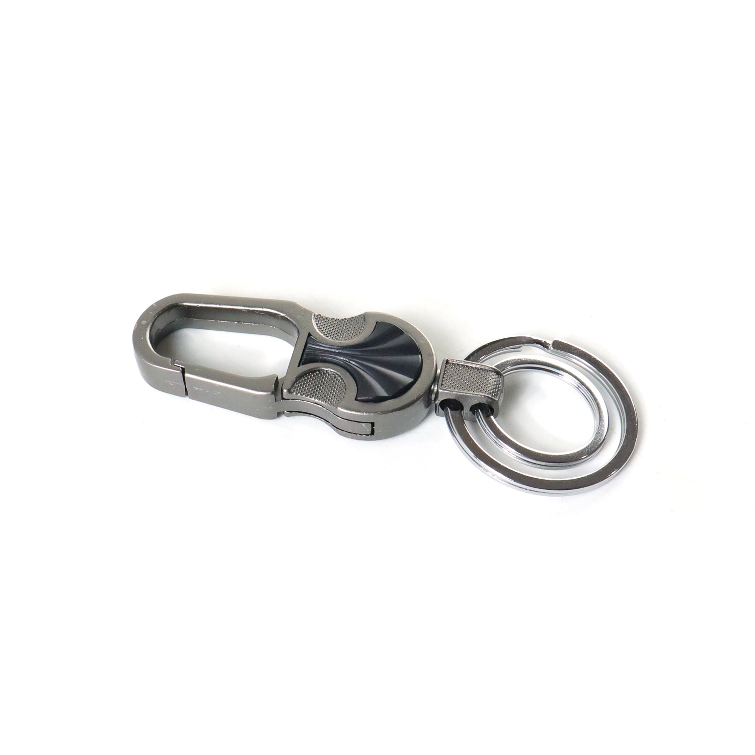 Wukusy premium metal key holder keychain with multiple hooks for organizing keys, durable and stylish accessory.