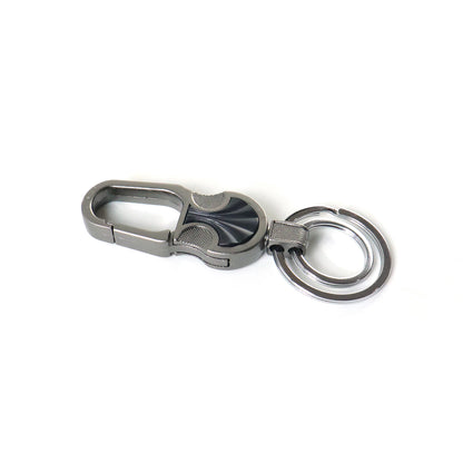 Wukusy premium metal key holder keychain with multiple hooks for organizing keys, durable and stylish accessory.
