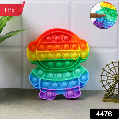 Wukusy Premium Astronaut Silicone Pop It Fidget Toy with astronaut design, colorful silicone bubbles, perfect for sensory play.