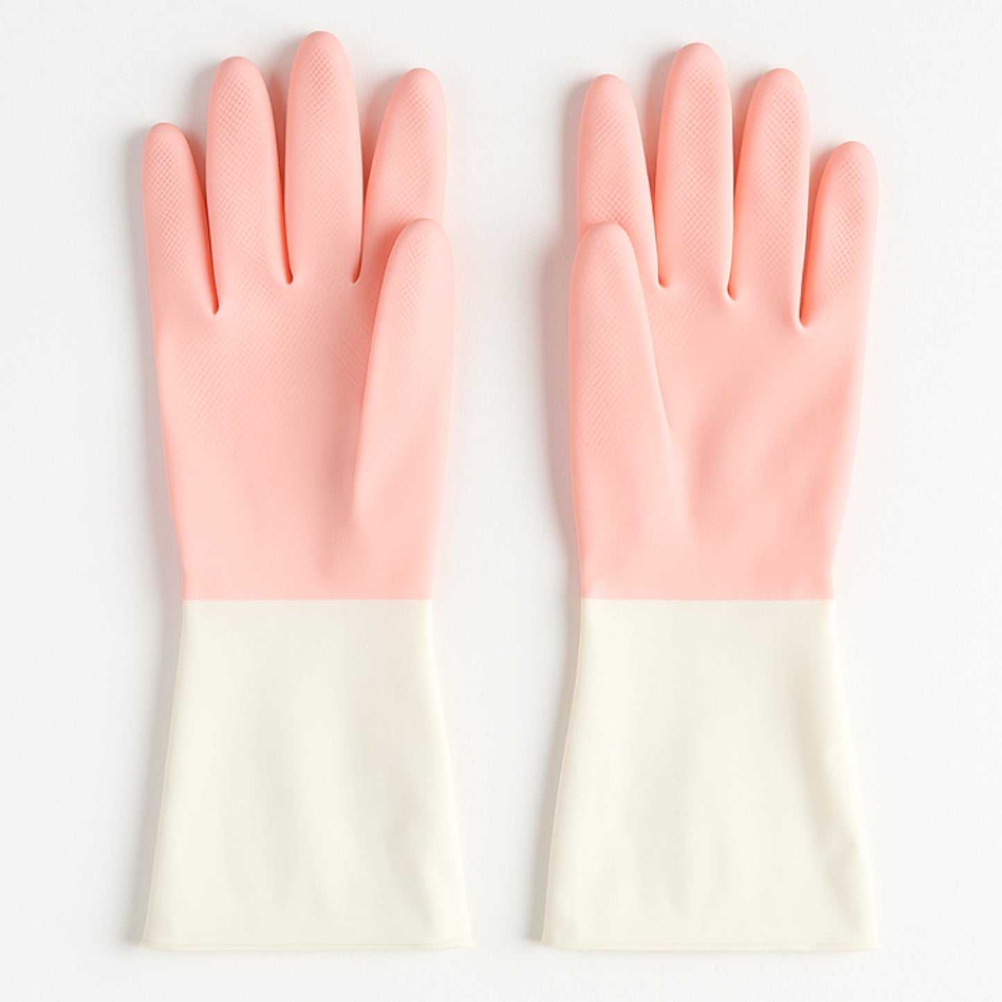 Pair of small reusable household cleaning gloves by Wukusy, made of durable material for home cleaning tasks.