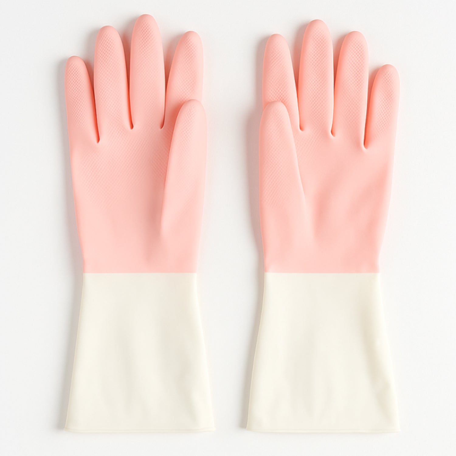 Pair of small reusable household cleaning gloves by Wukusy, made of durable material for home cleaning tasks.