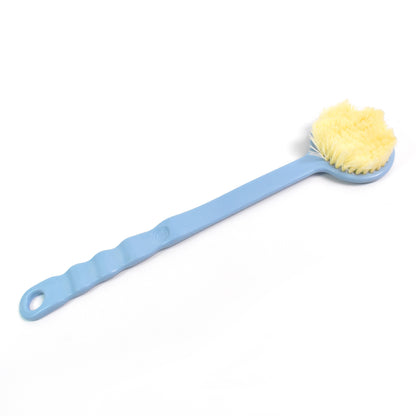 Wukusy back scrubber for shower with long handle, dry body brush for easy back cleaning in home and kitchen use