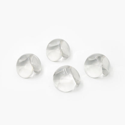 Wukusy clear corner guards, high resistance adhesive, pack of 4, for home improvement and edge protection on furniture and walls.