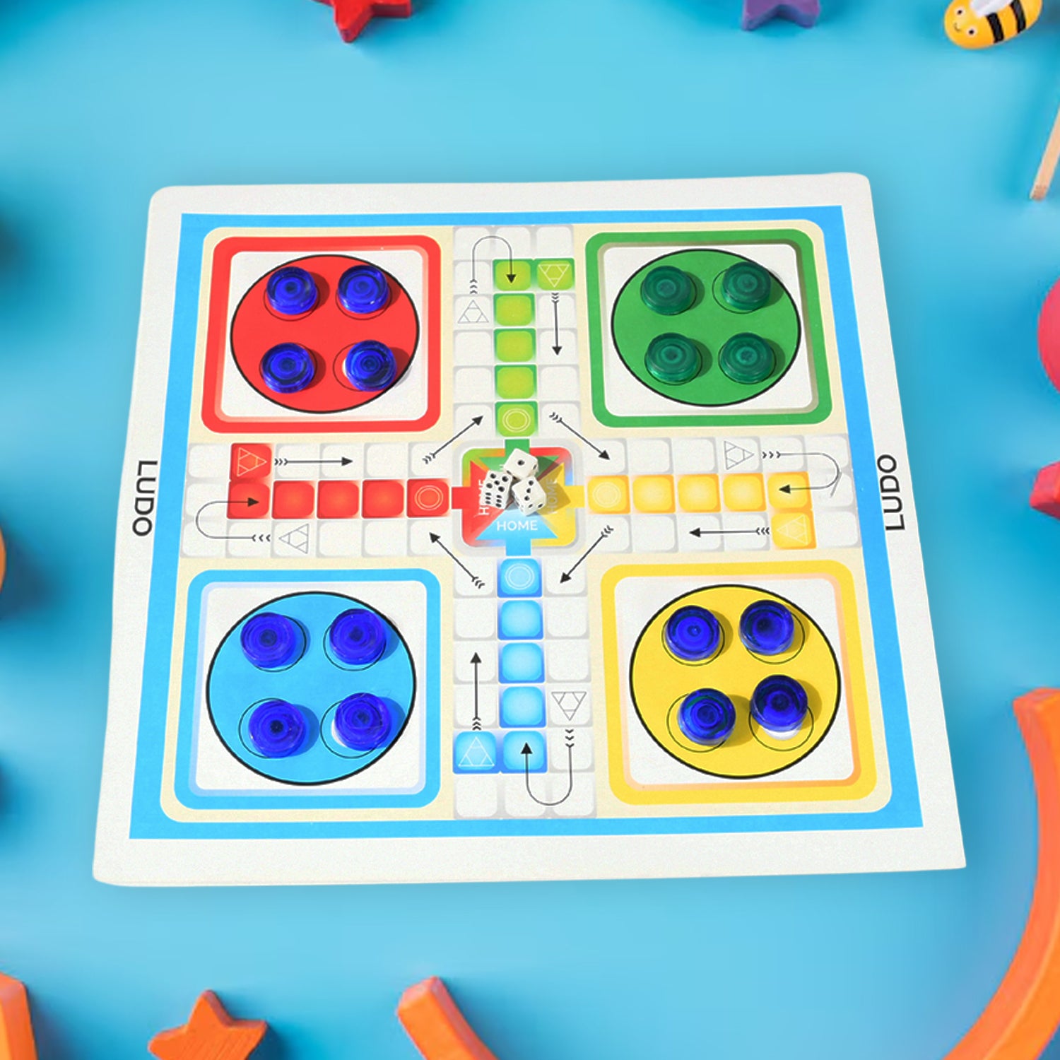 Wukusy 13-in-1 family board game set with chess, snakes and ladders, ludo, tic-tac-toe, checkers, and more for kids.