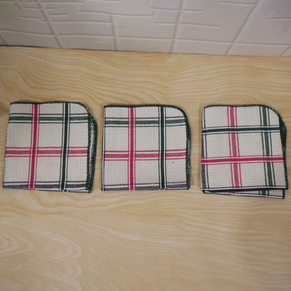 Multipurpose Dish Cleaning Cloth Set For Daily Kitchen Wiping (3 Pc 36x36 Cm)