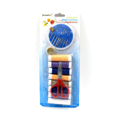 Wukusy 6026 multi-function sewing set with various needles, threads, and sewing tools for home tailoring and repairs.