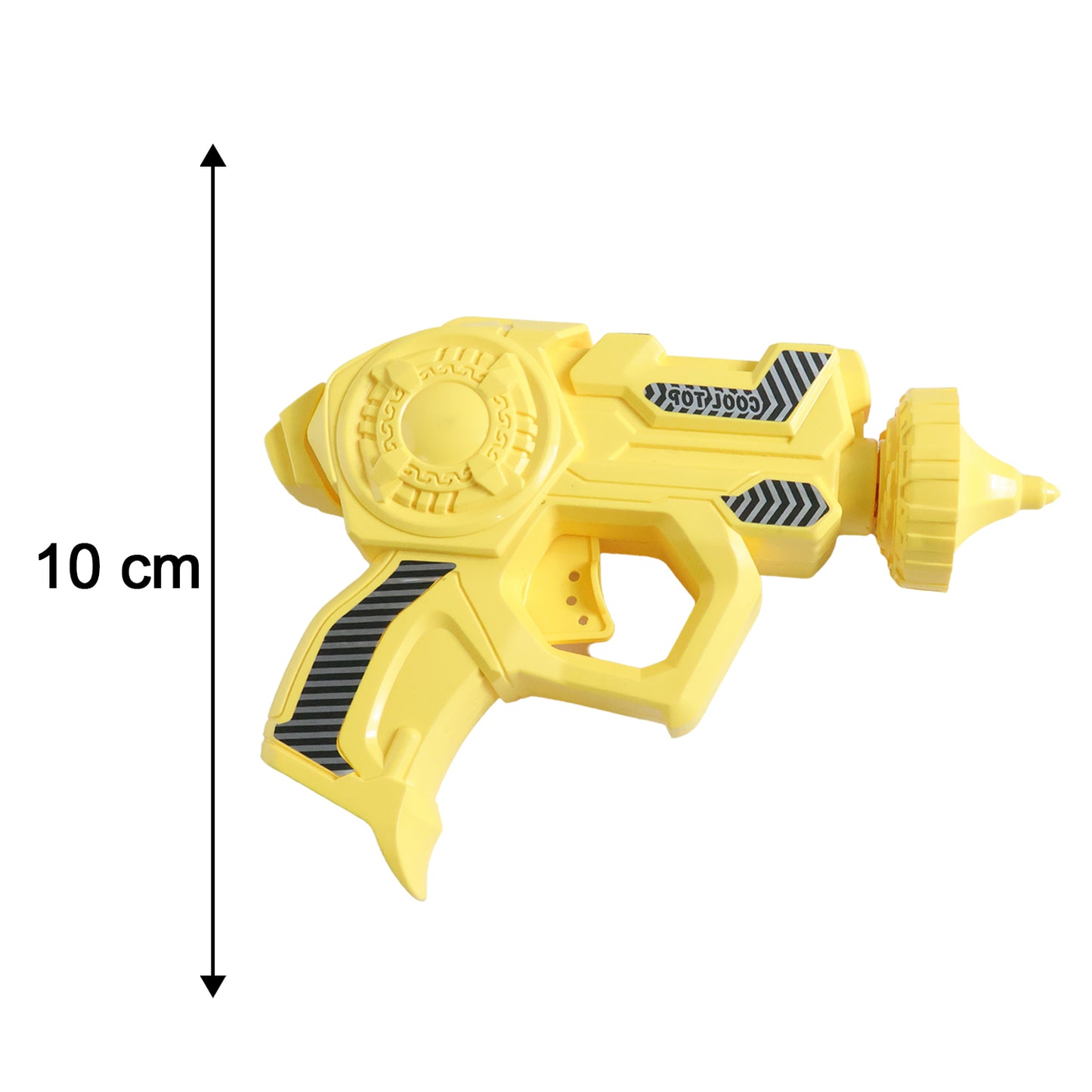 Wukusy Rapid Rotor Flying Launcher Toy Gun Set with colorful spinning rotor toys and launcher in blue and red colors.