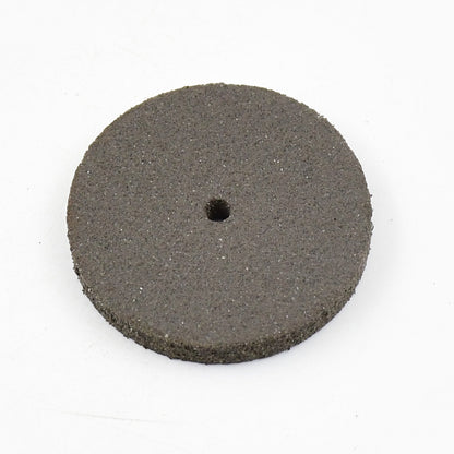 Set of seven Wukusy grinder cutting disc tools with various abrasive surfaces for hardware grinding and cutting tasks.