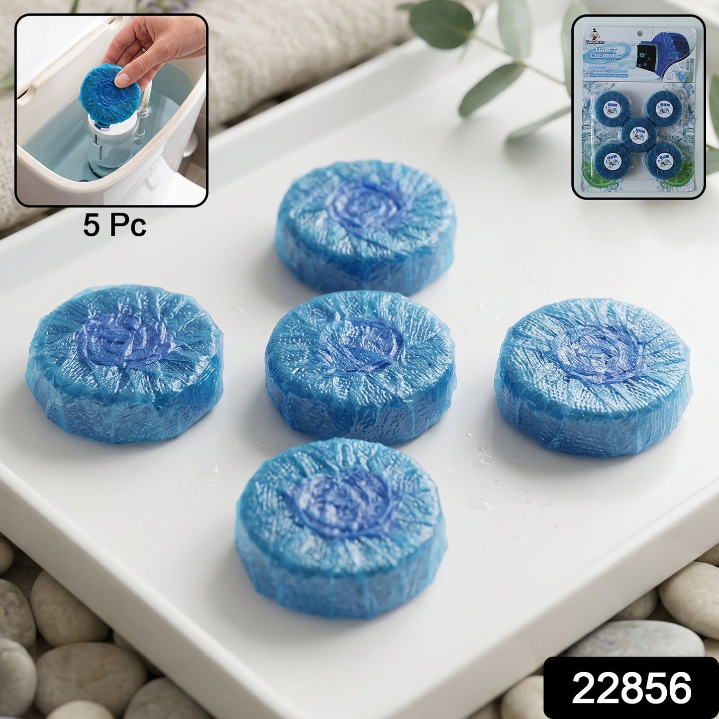 Wukusy automatic flushing toilet cleaner bottle with long-lasting freshening solution for bathroom freshness and hygiene