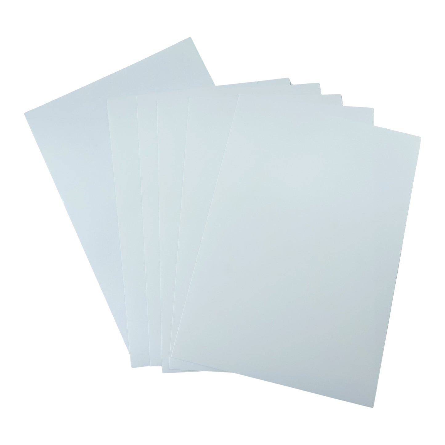 Wukusy premium A4 inkjet printing paper, 50 sheets, showing smooth white sheets ready for high-quality printing.