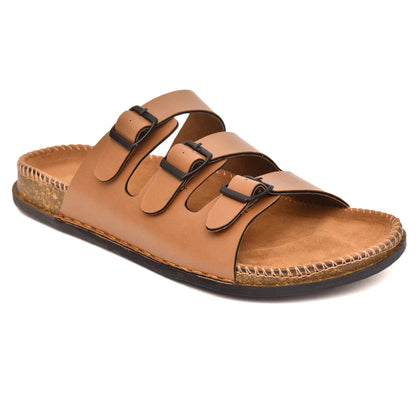 Tan Casual sandal for men Stylish Lightweight Daily use Durable Comfortable