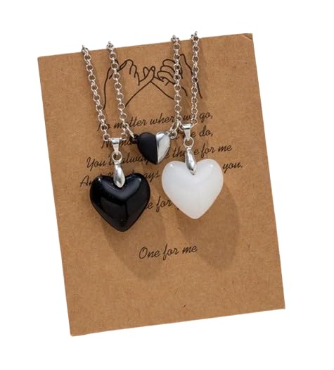 Crystal drunken couple magnetic heart-shaped pendant from The Key House, perfect for home decor or as a unique gift.