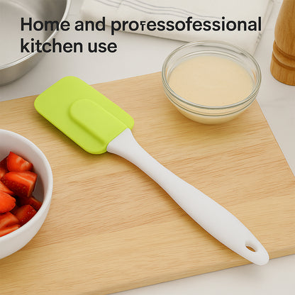 Wukusy silicone baking spatula, 18 cm, flexible and heat-resistant, ideal for cooking and mixing in the kitchen