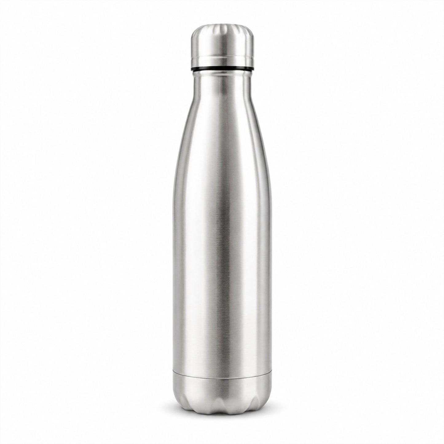 Wukusy stainless steel leak-proof water bottle, 500ml, with a sleek design suitable for gym, school, and office use.