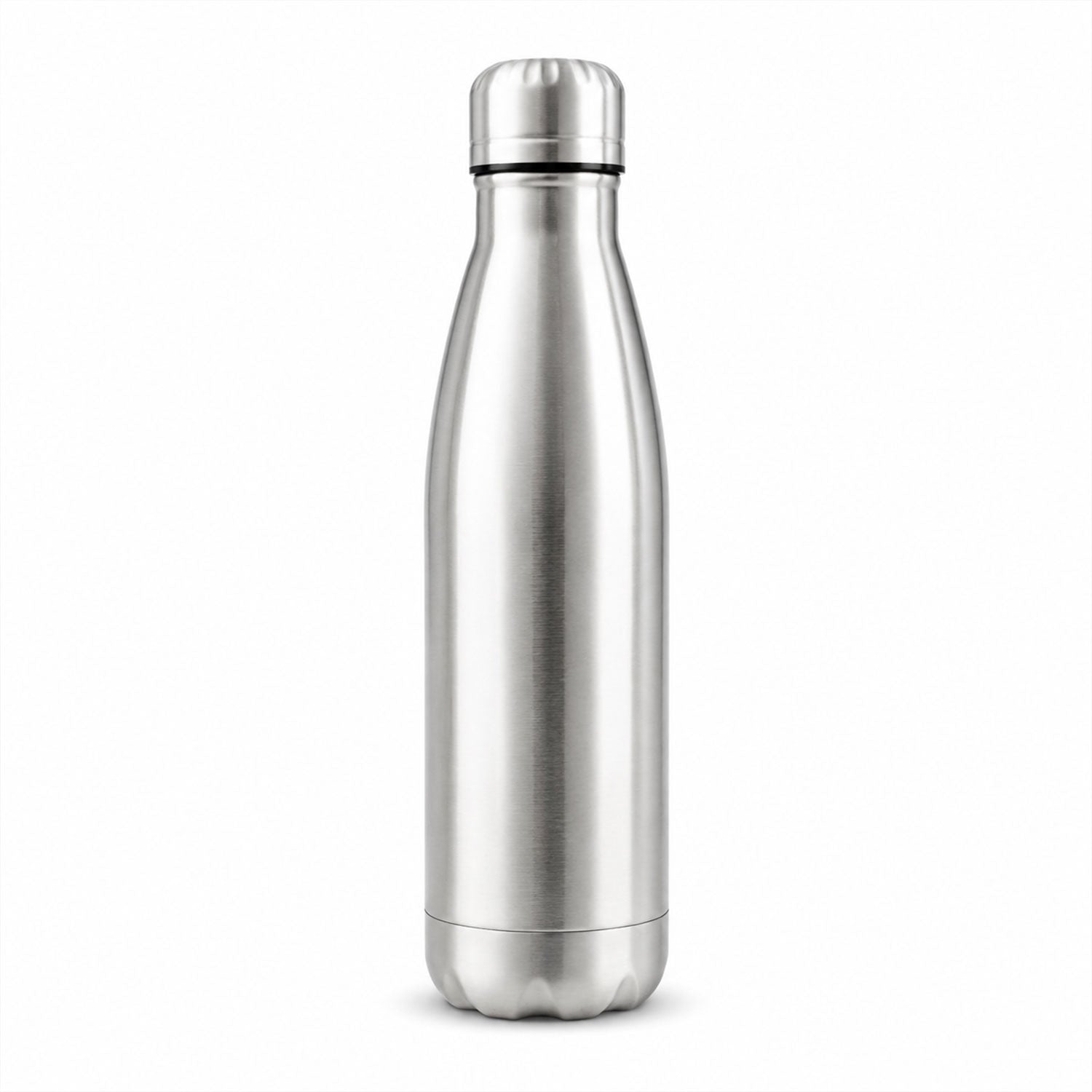 Wukusy stainless steel leak-proof water bottle, 500ml, with a sleek design suitable for gym, school, and office use.