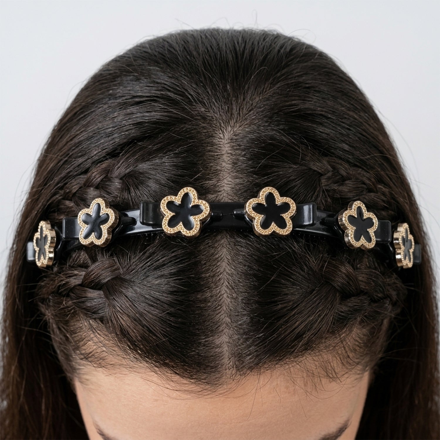 Elegant decorative hair band by Wukusy featuring intricate design, perfect for styling or adding a touch of flair to hair.
