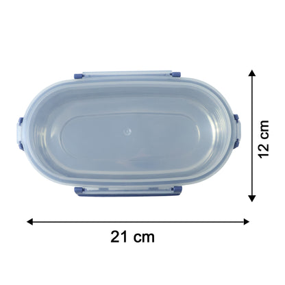 Wukusy Ganesh Neo Fusion 3 stainless steel lunch box set with three compartments and secure lids for convenient food storage
