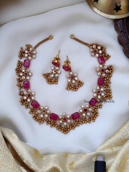 Traditional wedding wear choker necklace and jewelry set for women from Drpshippr's men's collection, featuring intricate design and craftsmanship.