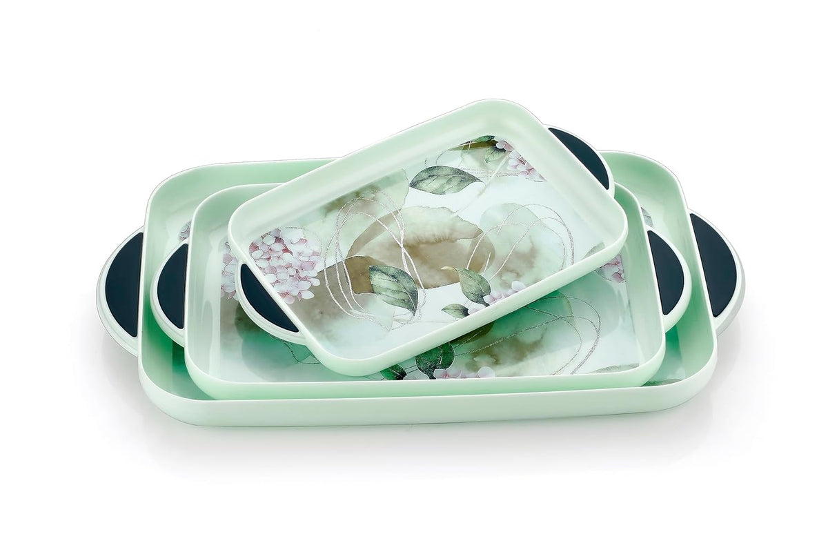 Set of three decorative trays by Drpshippr, suitable for kitchen, office, or home decor, with stylish and functional design.