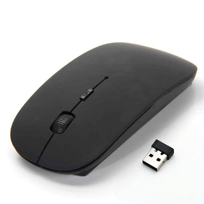 Wireless Wukusy mouse for laptops, Mac, and iPad Pro, featuring ergonomic design and wireless connectivity for office use.