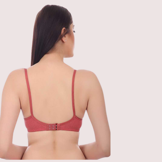 ComfortLift non-wired padded push-up bras from Snazzyway in a 3-pack, featuring supportive, seamless design with padded cups.