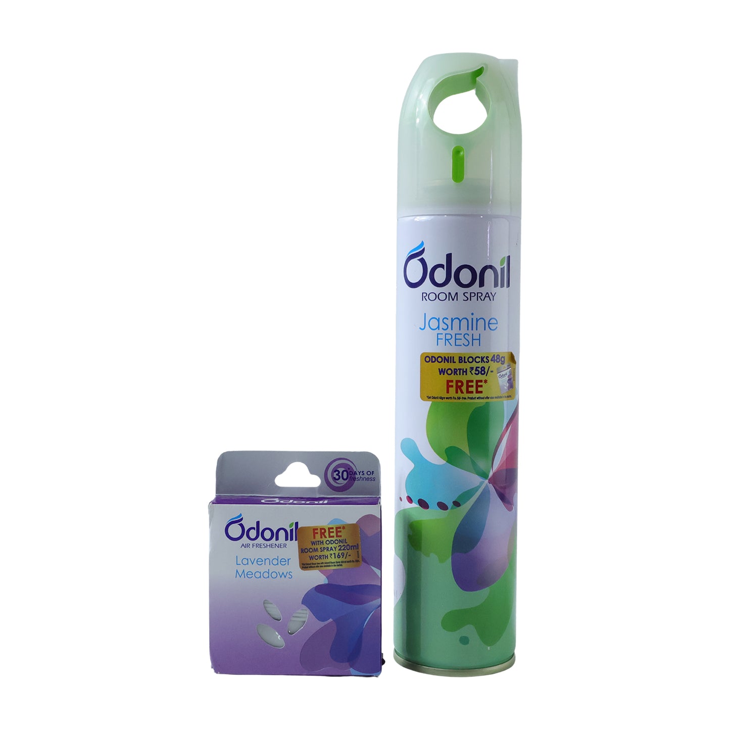 Wukusy room spray and air freshener blocks combo set with mixed fragrances, 220 ml, shown in a clear image.