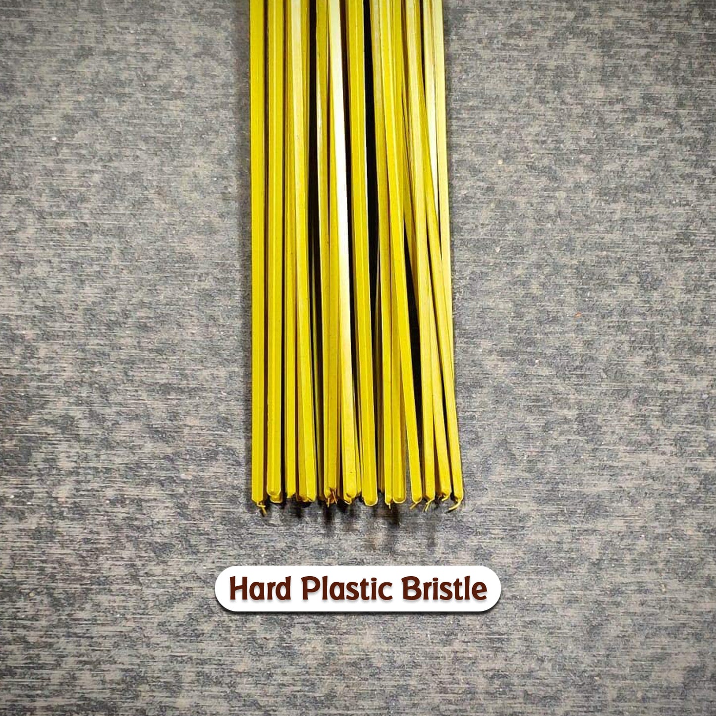 Wukusy 4024 plastic hard bristle broom for bathroom floor cleaning, suitable for wet and dry scrubbing of bathroom surfaces