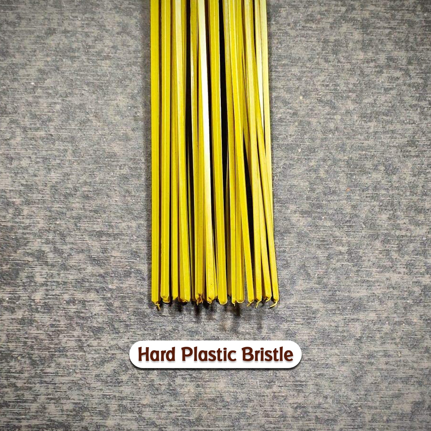 Wukusy 4024 plastic hard bristle broom for bathroom floor cleaning, suitable for wet and dry scrubbing of bathroom surfaces