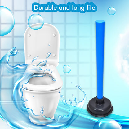 Wukusy multifunctional toilet plunger with suction device for removing blockages in bathroom toilets, home improvement tool