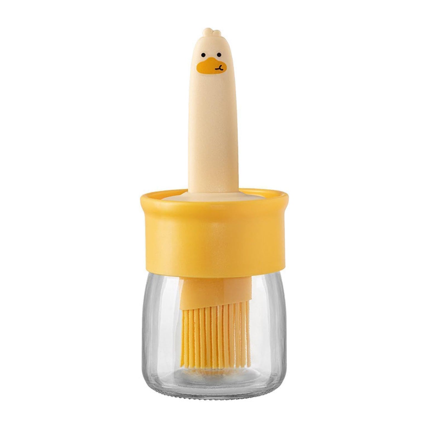 Wukusy 2-in-1 oil dispenser bottle with adjustable spout and clear container for easy oil pouring and storage.