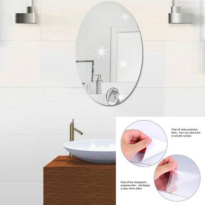 Wukusy 1727 adhesive bathroom mirror wall with sleek rectangular glass and secure mounting, ideal for modern bathroom decor