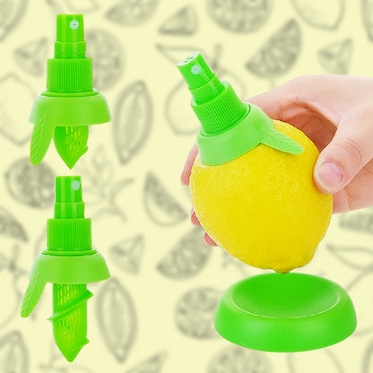 Wukusy creative lemon sprayer and citrus juicer set with three kitchen tools for fresh fruit juice and zest.