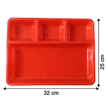 Wukusy 32.5 cm multipurpose compartment serving tray with multiple sections for snacks, appetizers, or serving foods.