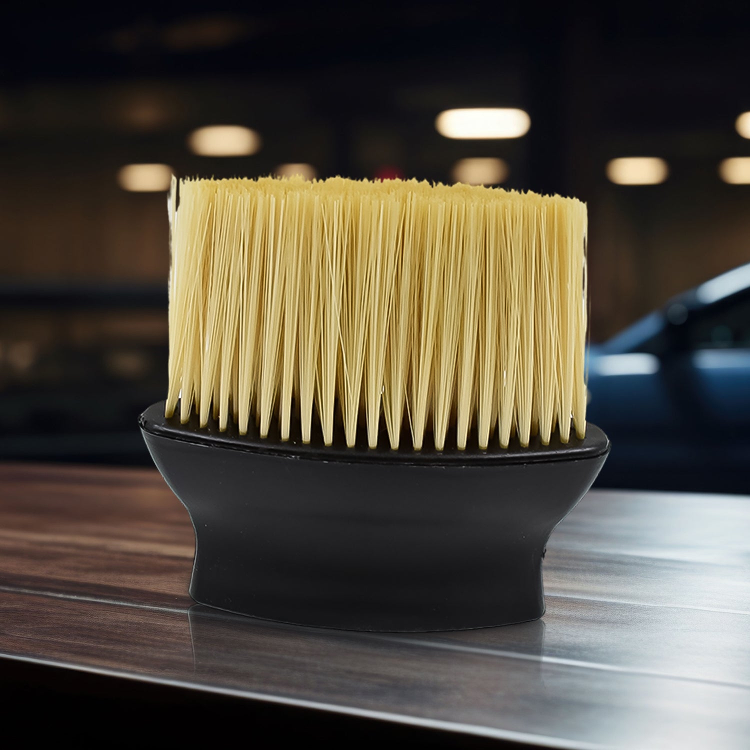 Wukusy multipurpose soft car air conditioner cleaner brush, automotive cleaning tool with soft bristles for interior and air vent cleaning
