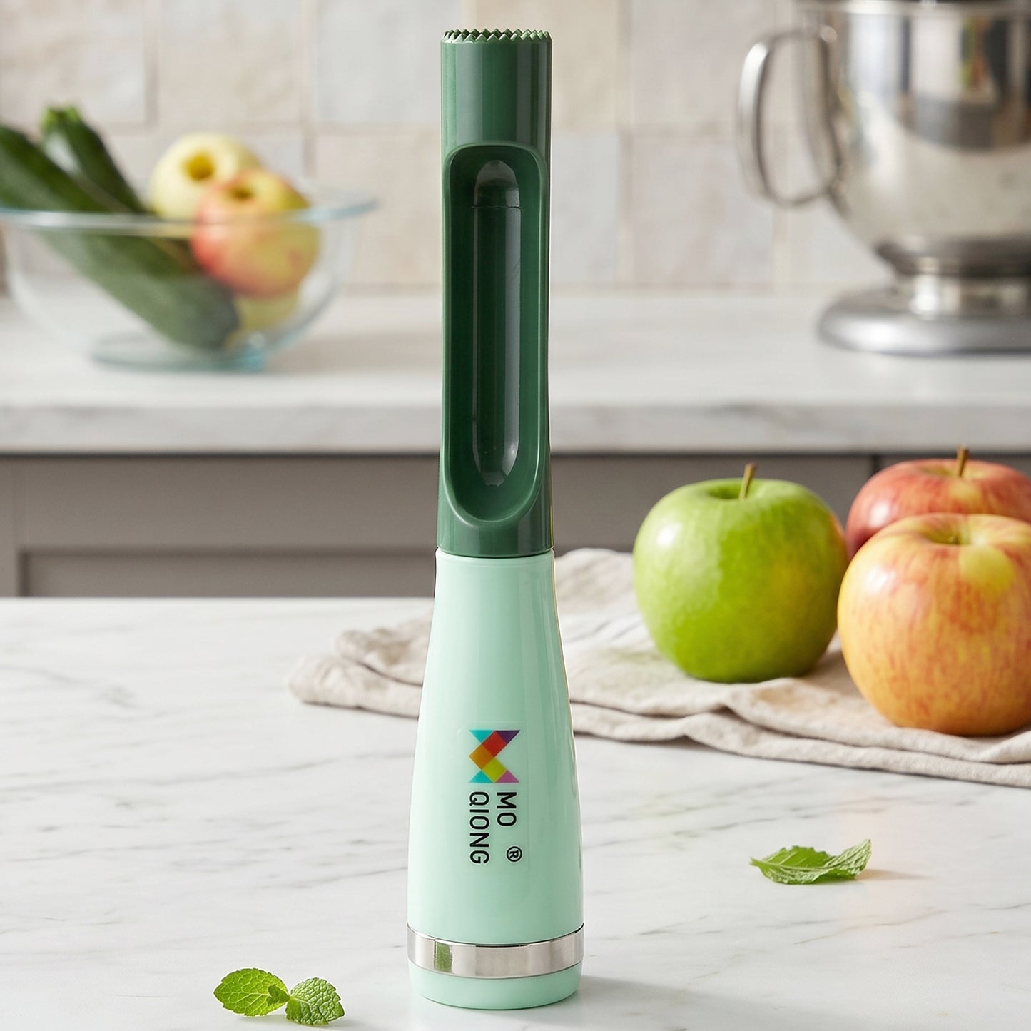 Wukusy multipurpose apple cutter and slicer, a durable fruit corer and slicer with ergonomic handle for effortless fruit preparation.