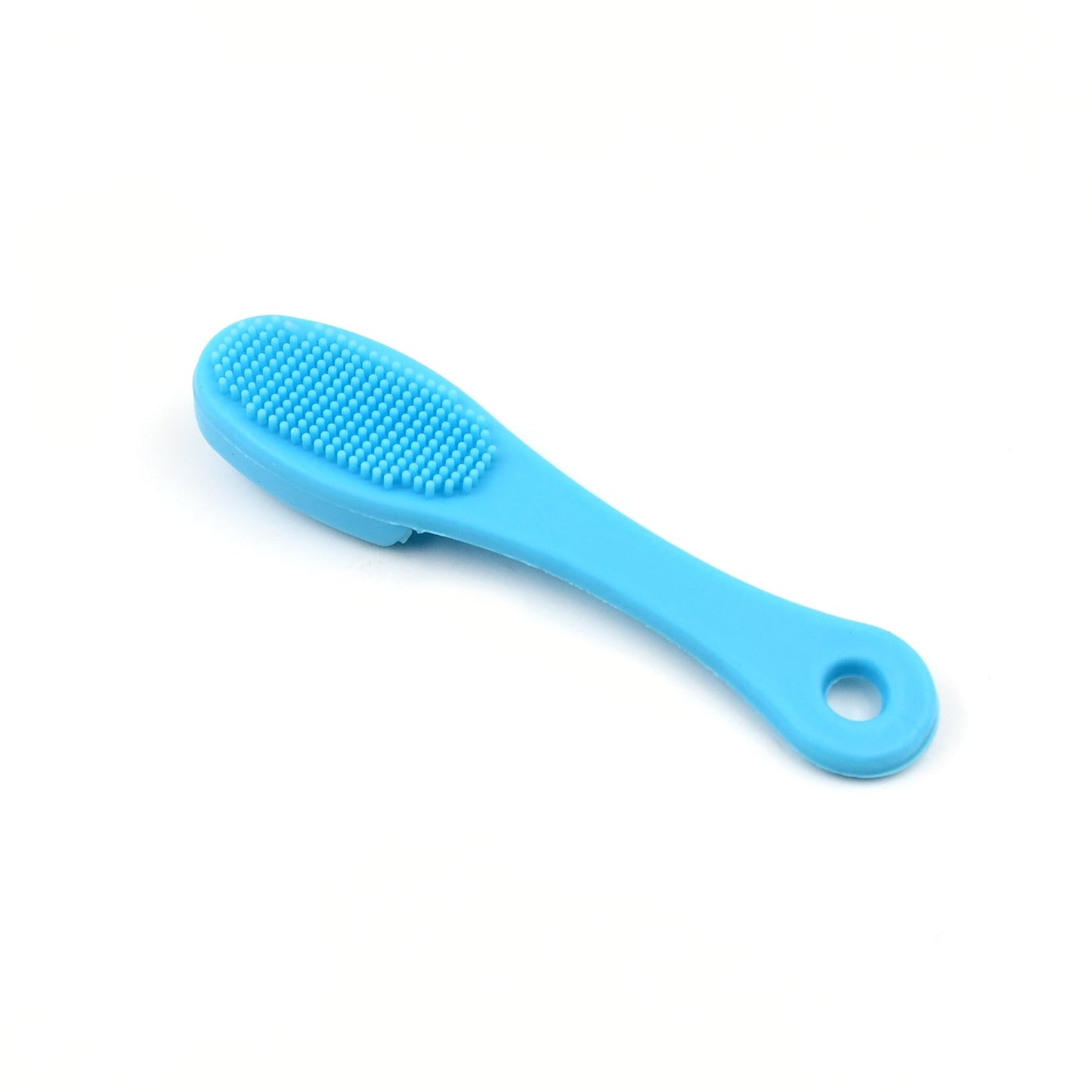 Wukusy silicone makeup cleaning tool finger wash face scrubber in mixed colors for facial cleansing and skincare.