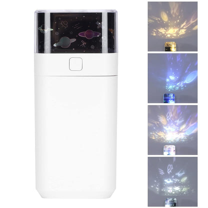 Wukusy 0221 Star Night Light Projector Humidifier with LED starlight, ultrasonic mist, and compact design for kids' rooms and home use