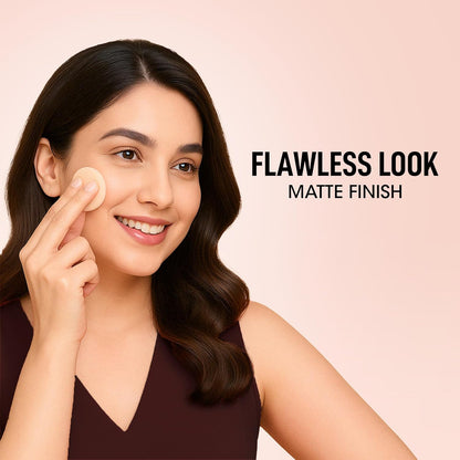 Wukusy Og Beauty Brew Flawless Touch Compact Powder in 9g with a smooth, natural finish, displayed in its compact case.