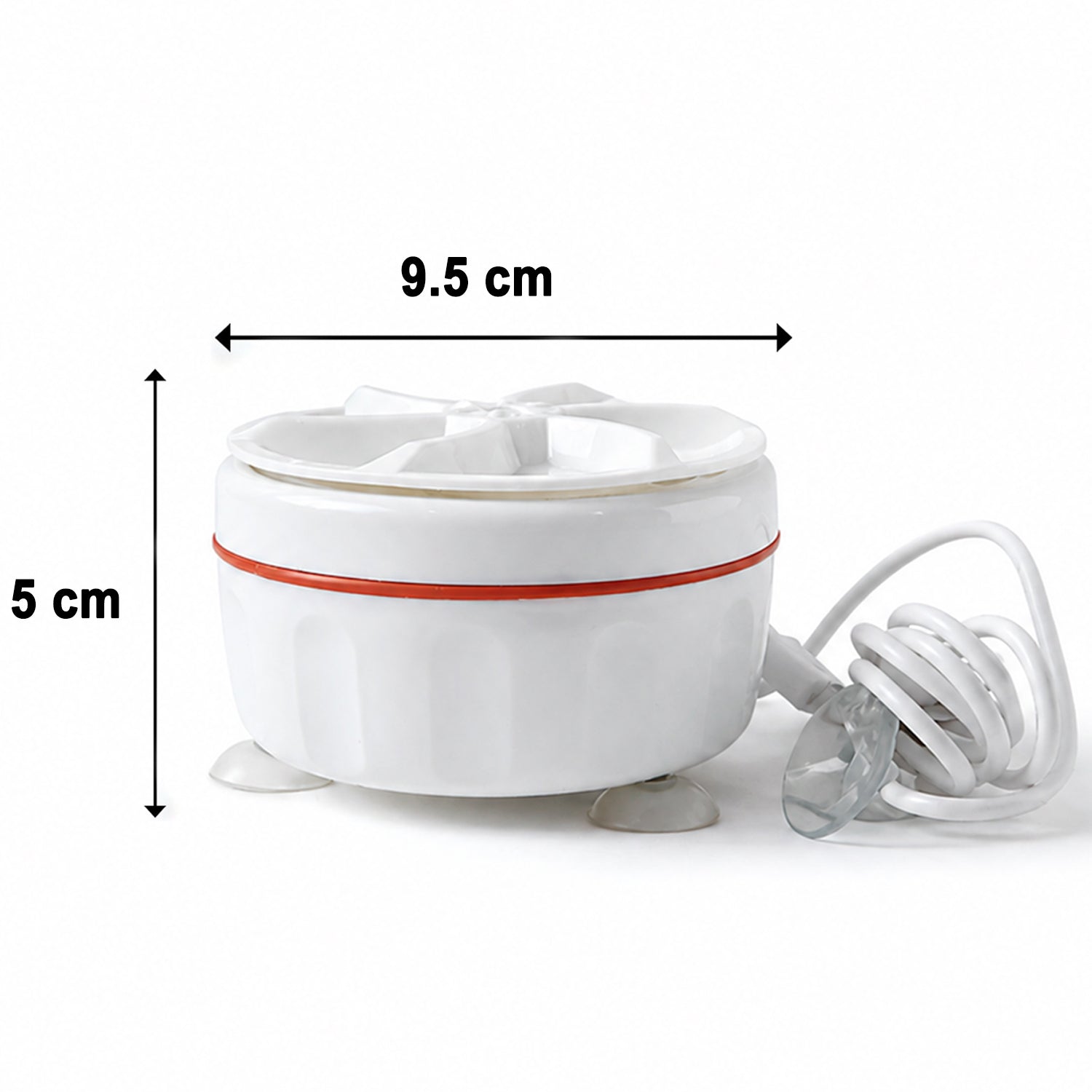 Wukusy portable mini electric washing machine with compact design and control panel for easy laundry in small spaces