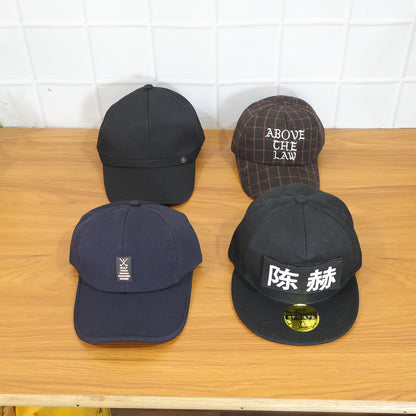 Unisex adjustable baseball cap by Wukusy featuring a mixed design, made of breathable fabric with curved brim and adjustable strap