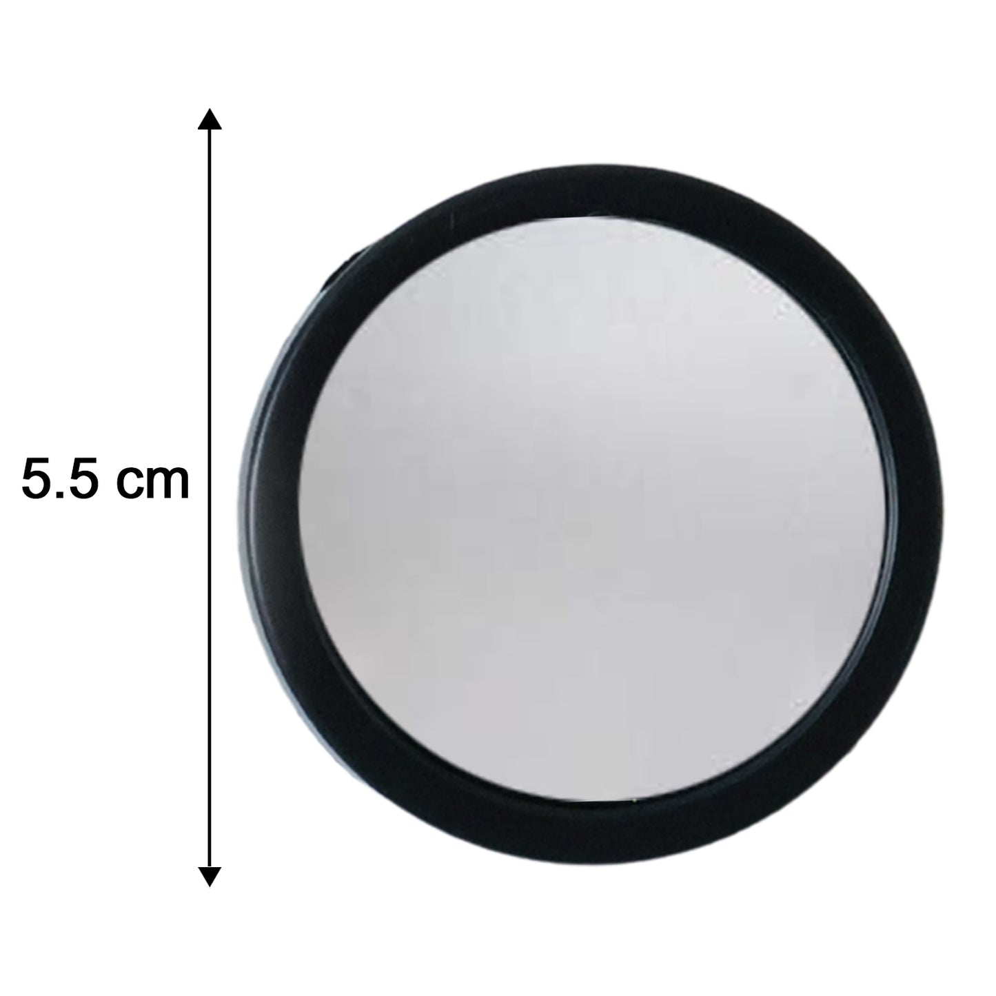 Set of two Wukusy 360-degree adjustable car blind spot mirrors showing round, reflective surfaces mounted on vehicle side mirrors.
