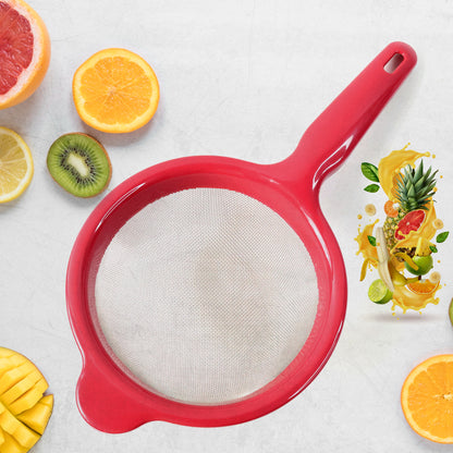Wukusy Apex Medium Pulpy Juice Strainer for home use, with fine mesh for straining juice pulp in kitchen.