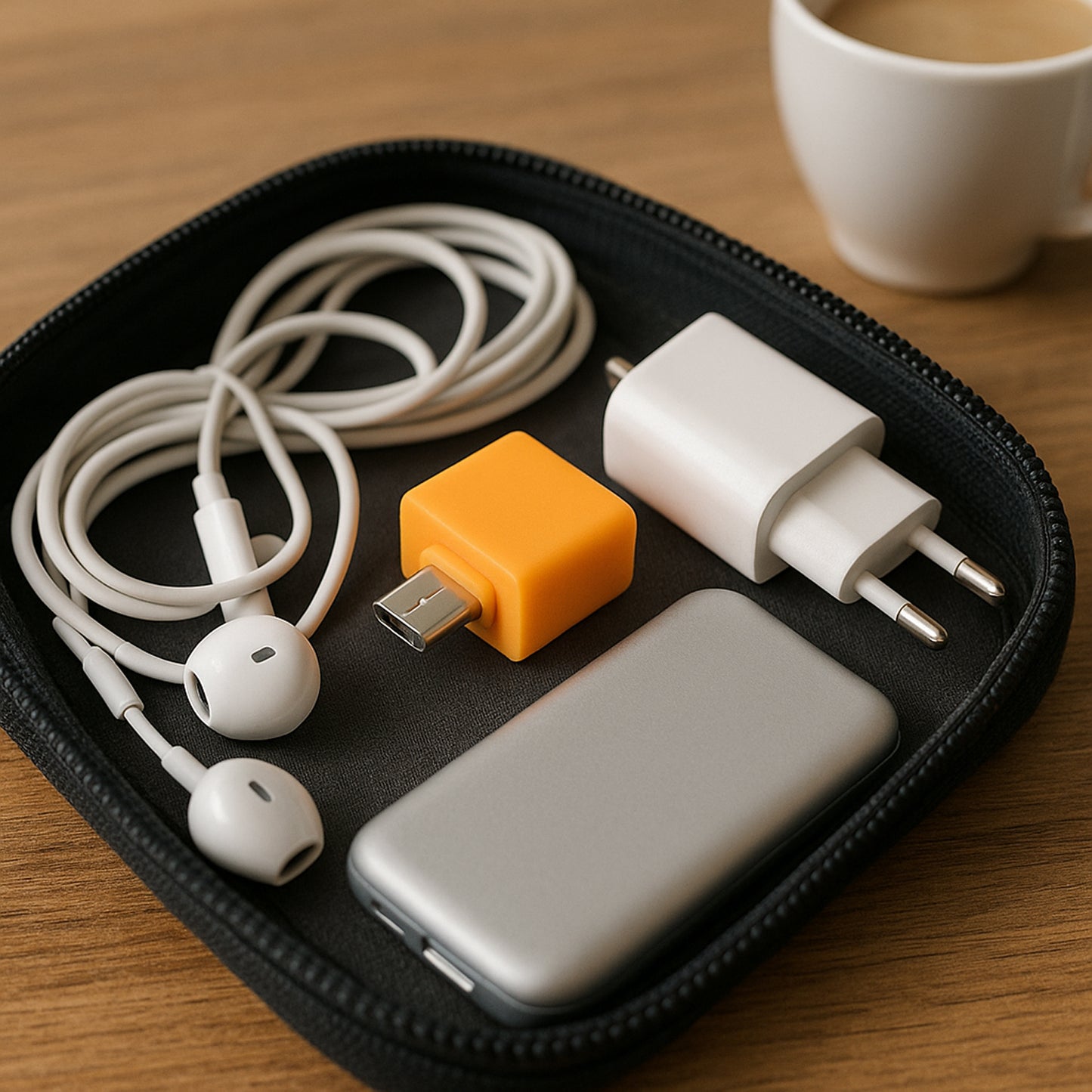 Wukusy Micro USB OTG adapter in mixed colors for mobile devices, allowing easy connection of USB peripherals to smartphones.
