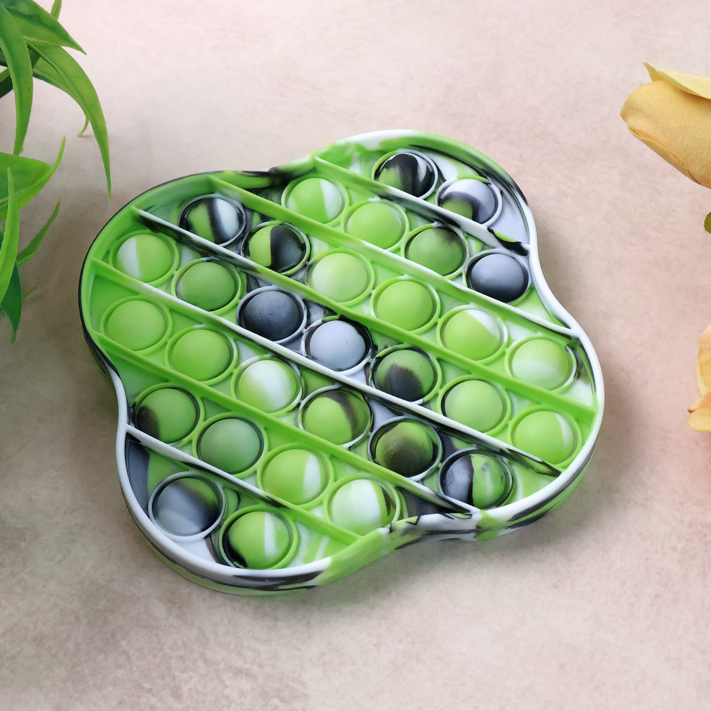 Wukusy premium cloud-shaped silicone pop it fidget toy with colorful bubbles for sensory stress relief and tactile play.