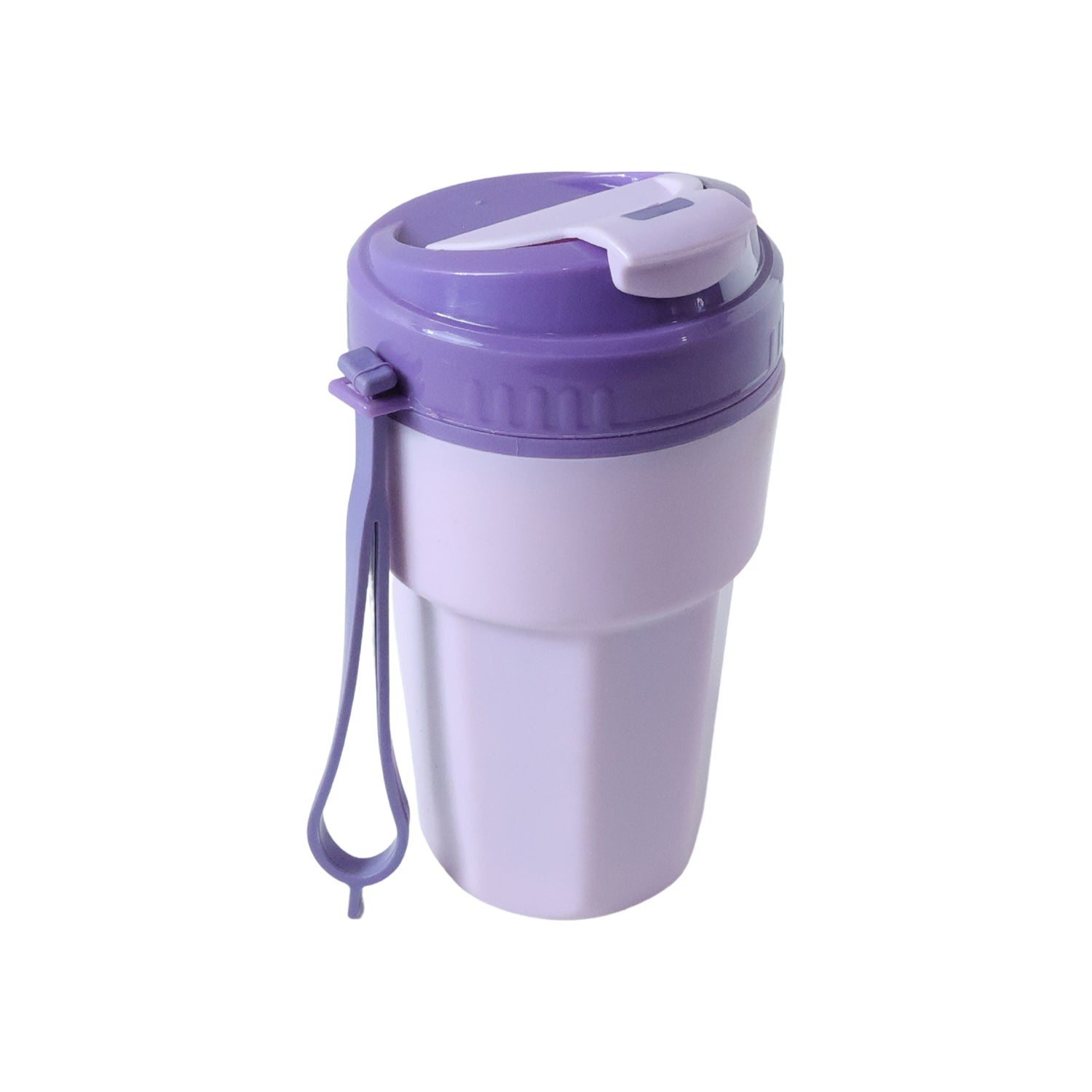 Wukusy Plastic Sipmate Style Sipper Bottle 500ml with clear body and blue lid, designed for convenient drinking and hydration.
