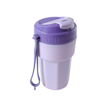 Wukusy Plastic Sipmate Style Sipper Bottle 500ml with clear body and blue lid, designed for convenient drinking and hydration.